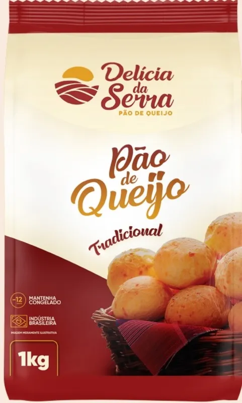 Imagem ilustrativa de Pacote de pão de queijo congelado